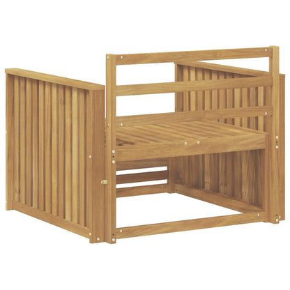 Divano da esterno Legno di Acacia Massello Bianco | homemem39