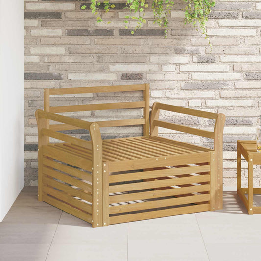 Divano da esterno Legno di Acacia Massello Bianco | homemem39
