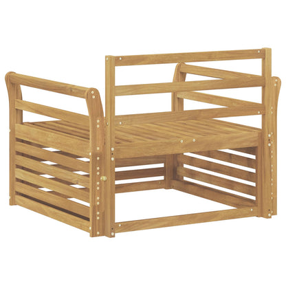 Divano da esterno Legno di Acacia Massello Bianco | homemem39