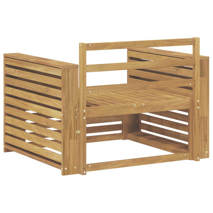 Divano da esterno Legno di Acacia Massello Bianco | homemem39
