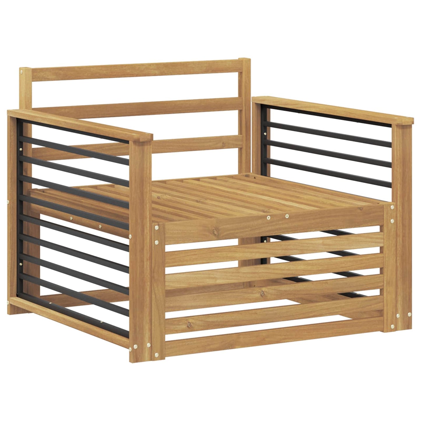 Divano da esterno Legno di Acacia Massello Bianco | homemem39