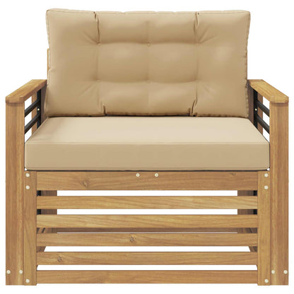 Divano da esterno Poliestere Bianco e beige | homemem39