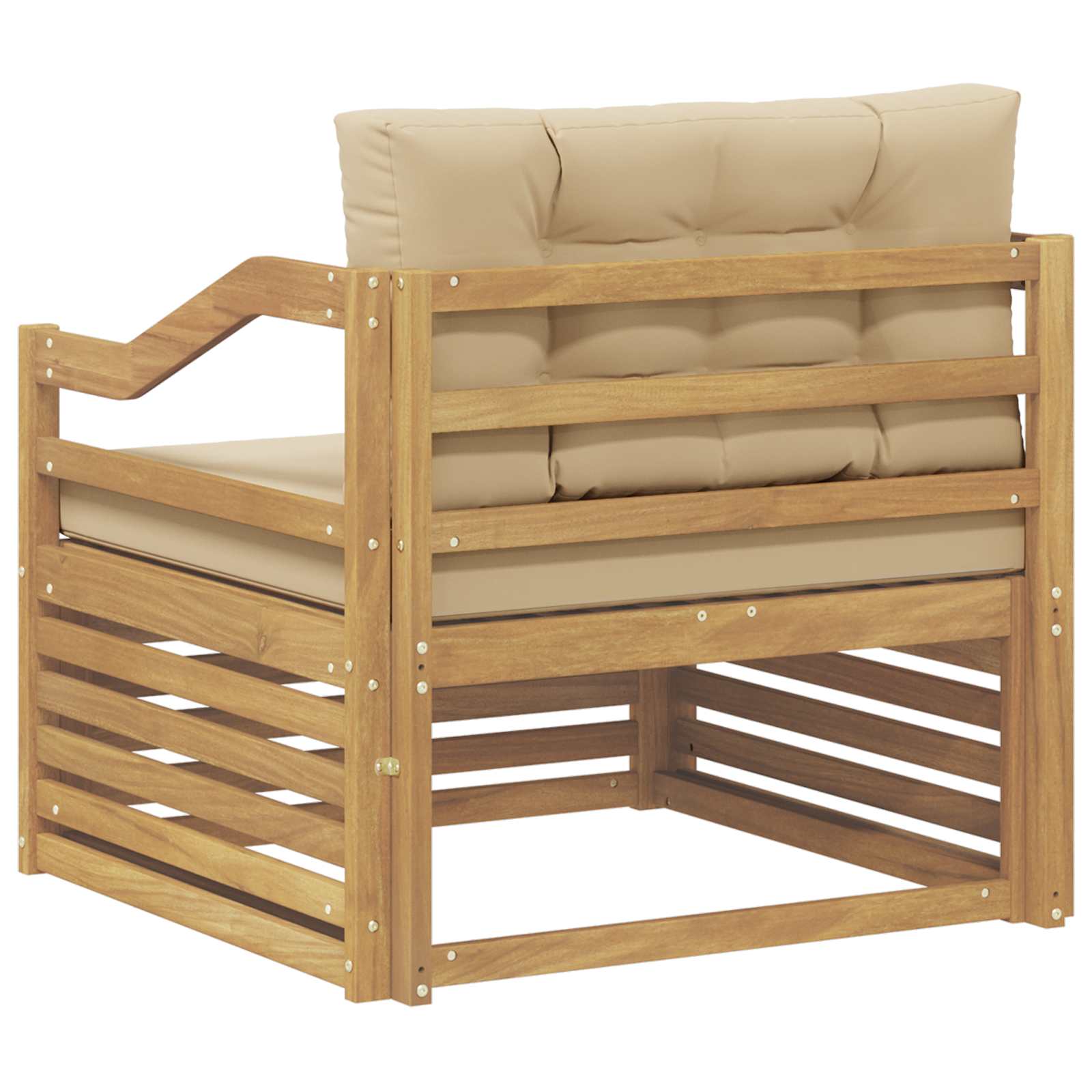 Divano da esterno Bianco e Beige | homemem39