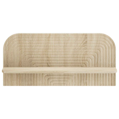 Scaffale da parete 2 pz Rovere Sonoma 80.5 x 13.5 x 37.5 cm