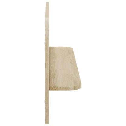 Scaffale da parete 2 pz Rovere Sonoma 80.5 x 13.5 x 37.5 cm