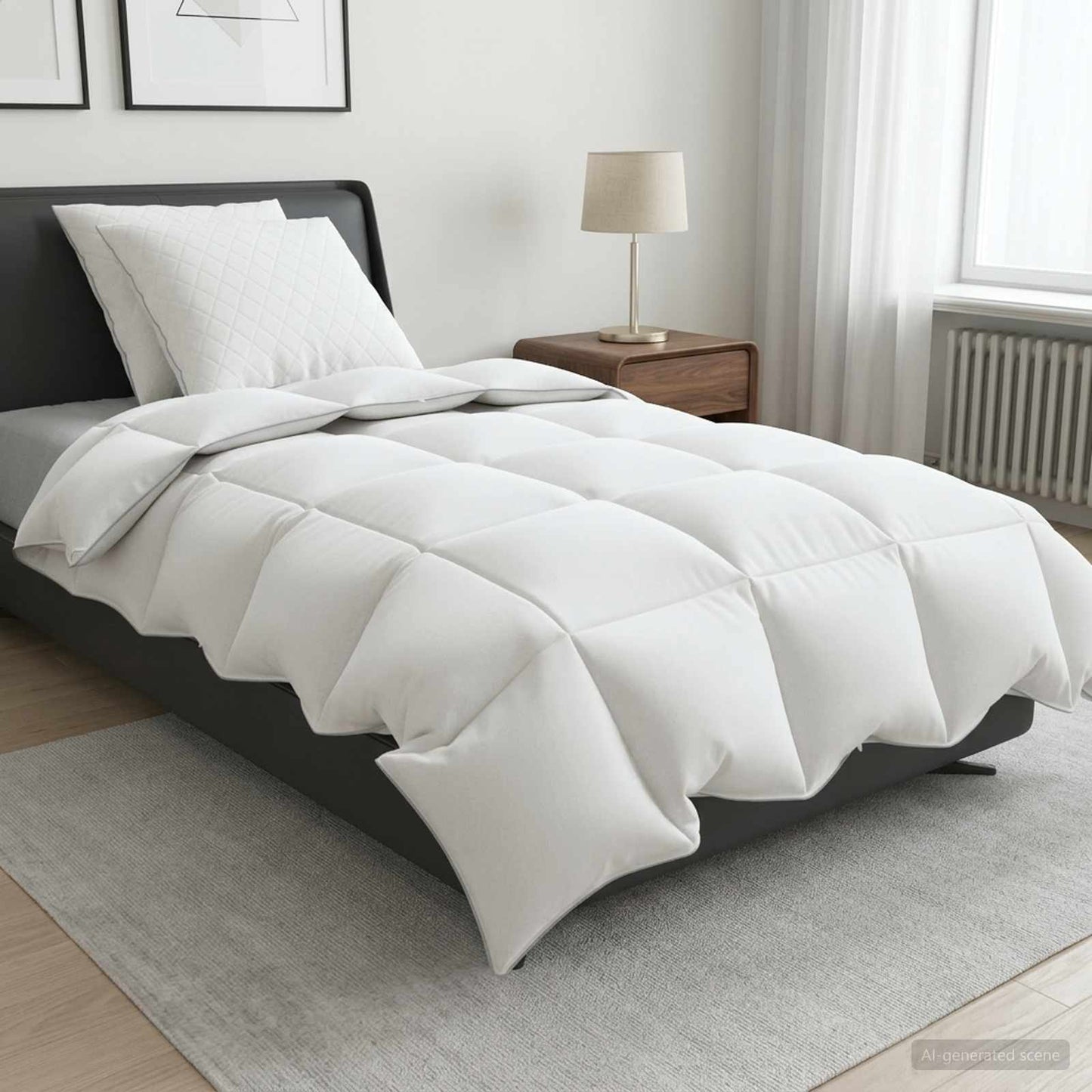 Set di piumoni in piume d’oca al 90% FULDA 3 pz 140 x 220 cm