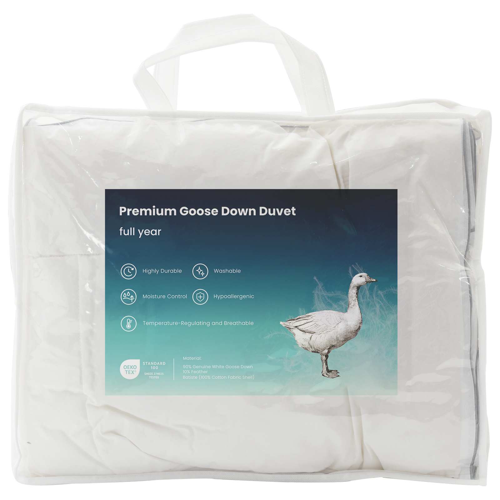Set di piumoni in piume d’oca al 90% FULDA 3 pz 220 x 240 cm | homemem39