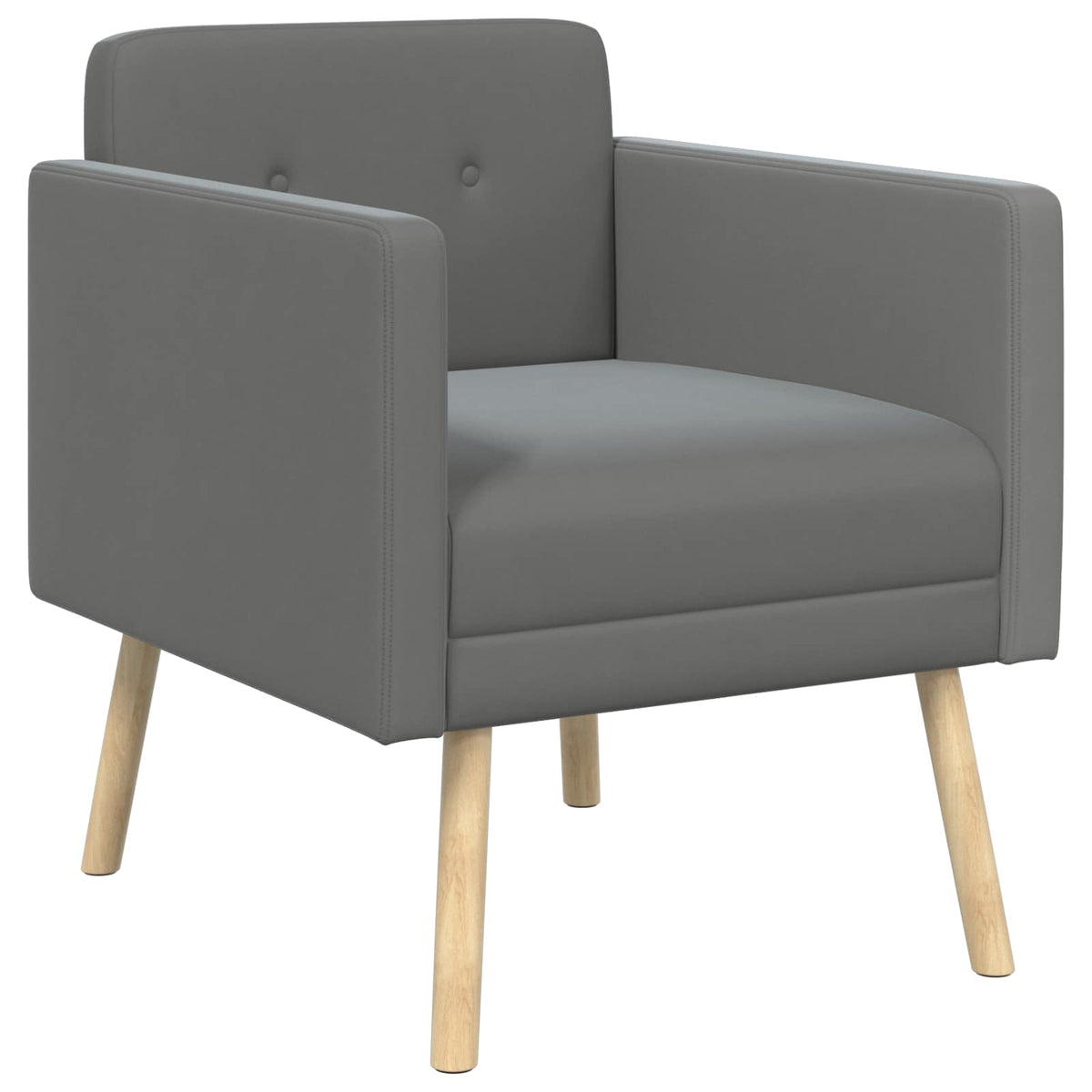 Poltrona decorativa Grigio Scuro Velluto | homemem39