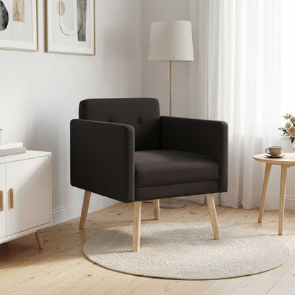 Poltrona decorativa Nero Velluto | homemem39