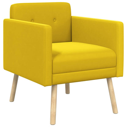 Poltrona decorativa Giallo Velluto | homemem39