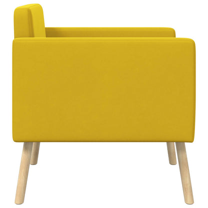 Poltrona decorativa Giallo Velluto | homemem39
