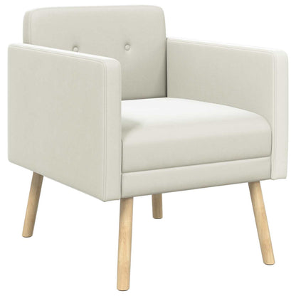 Poltrona decorativa Crema Velluto | homemem39