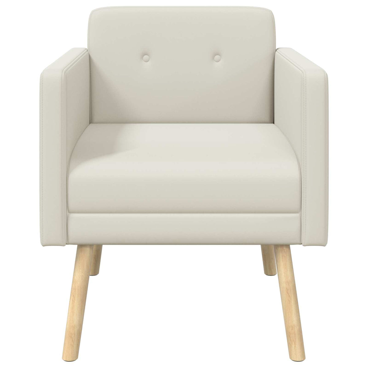 Poltrona decorativa Crema Velluto | homemem39