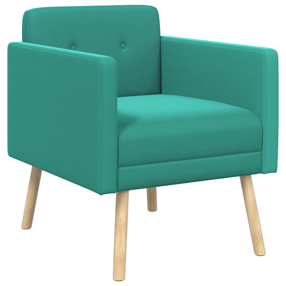 Poltrona decorativa Turchese Velluto | homemem39