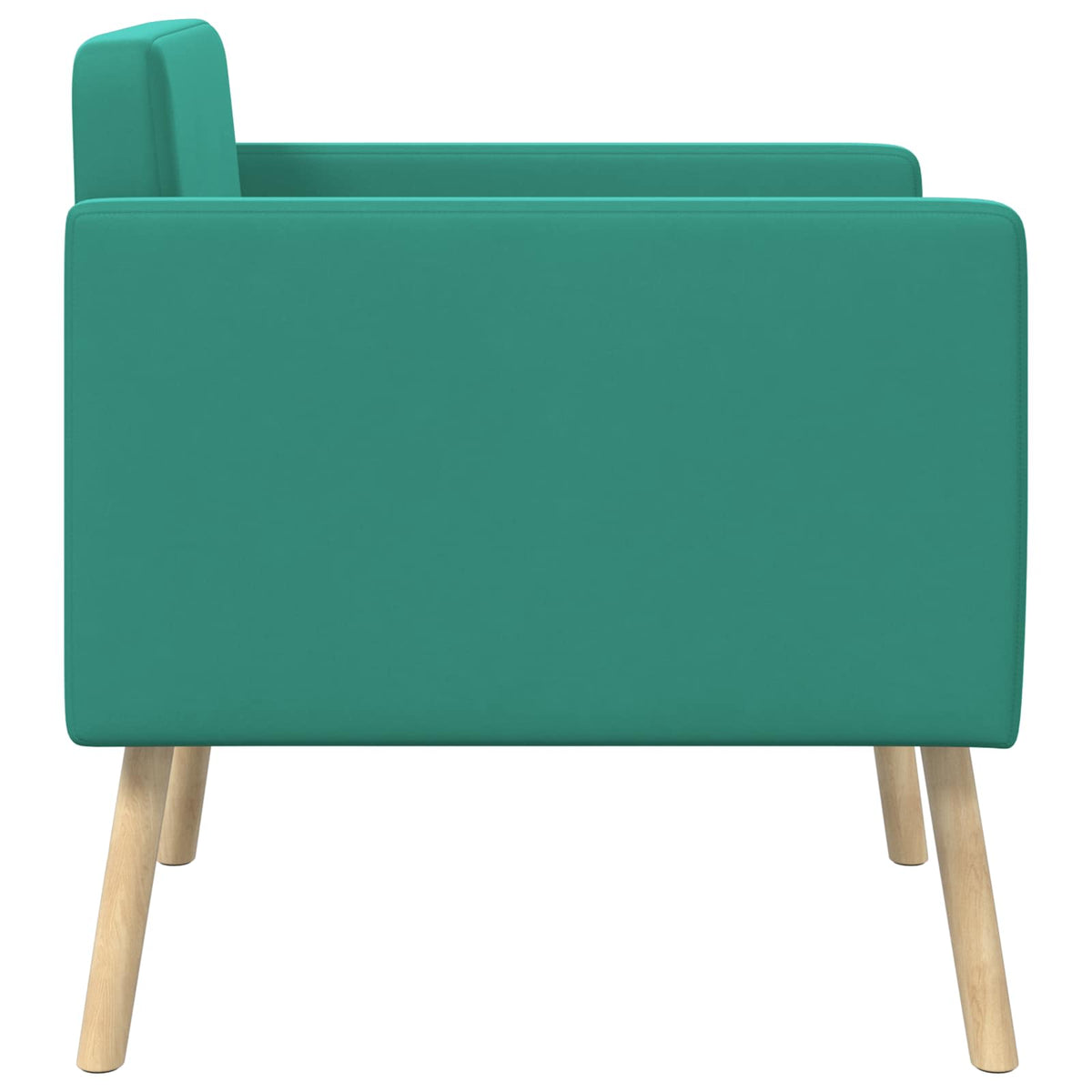 Poltrona decorativa Turchese Velluto | homemem39