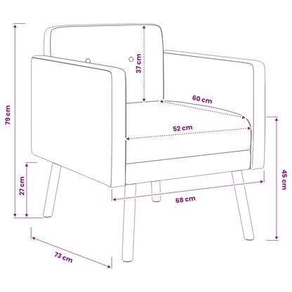 Poltrona decorativa Turchese Velluto | homemem39