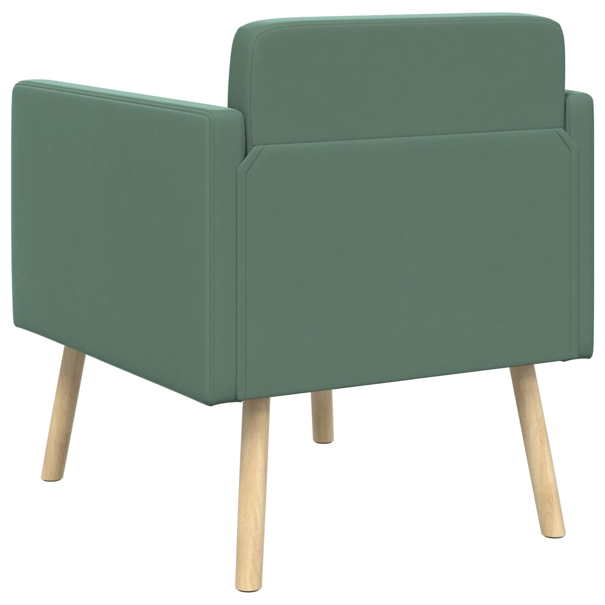 Poltrona decorativa Verde Mare Velluto | homemem39