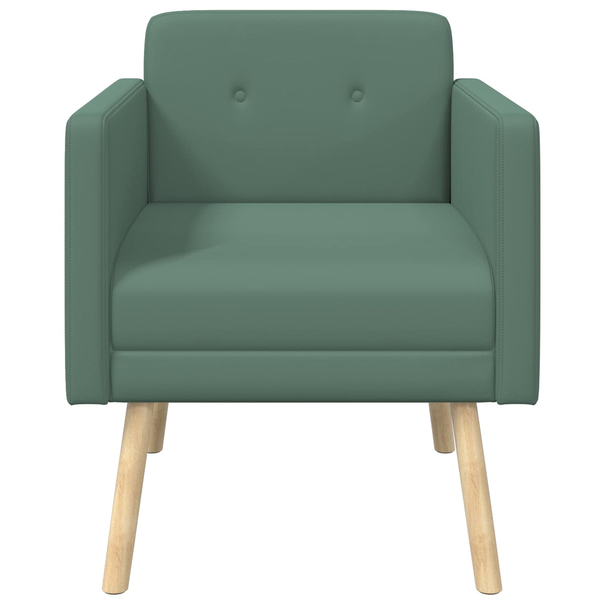 Poltrona decorativa Verde Mare Velluto