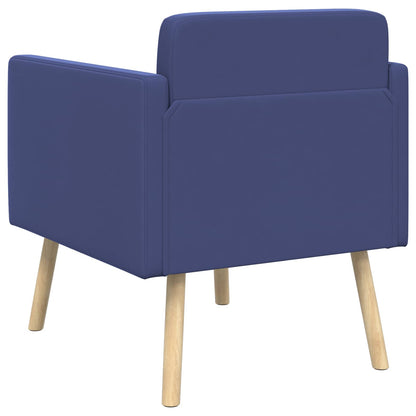 Poltrona decorativa Blu Polizia Velluto | homemem39