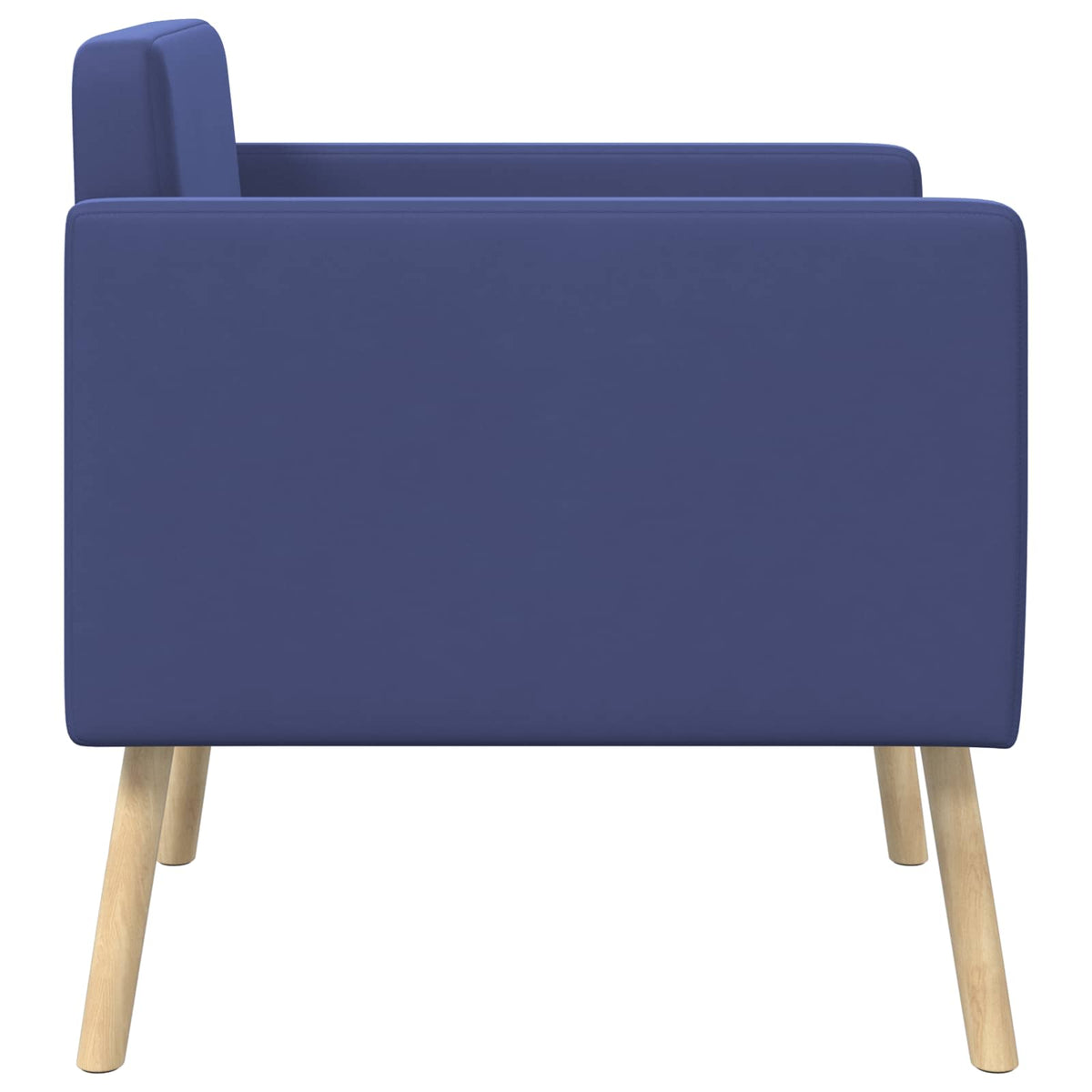 Poltrona decorativa Blu Polizia Velluto | homemem39