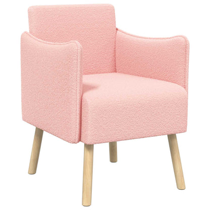 Sedia d'accento Rosa Bouclé | homemem39