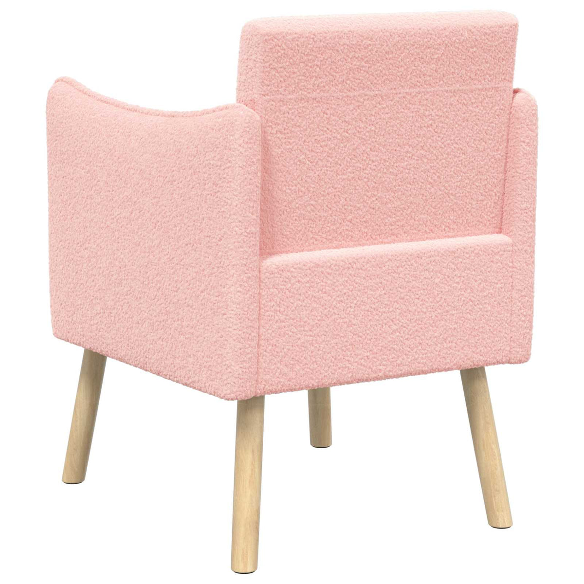 Sedia d'accento Rosa Bouclé | homemem39