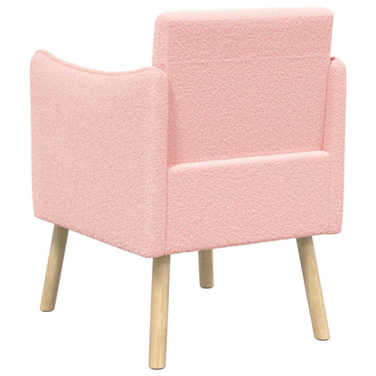 Sedia d'accento Rosa Bouclé | homemem39