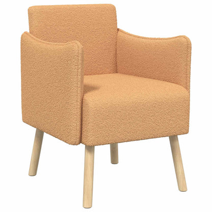 Sedia d'accento Beige Bouclé