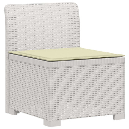 Divano da Giardino a 4 Posti con Cuscini in Stile Rattan PP | homemem39