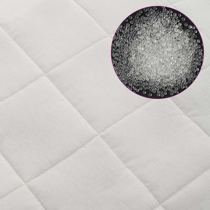 Coperta Ponderata Bianco 122 x 183 cm 9 kg 100% Cotone 205T | homemem39