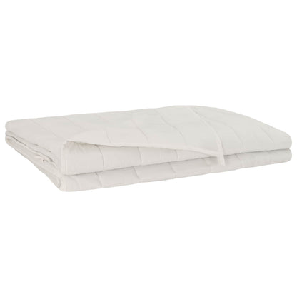 Coperta Ponderata Bianco 122 x 183 cm 9 kg 100% Cotone 205T | homemem39
