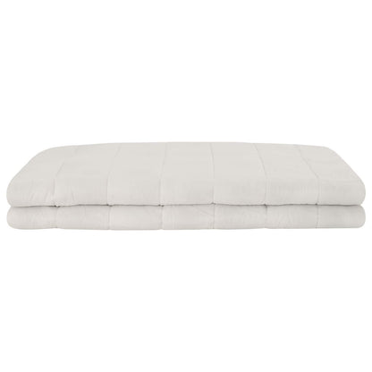Coperta Ponderata Bianco 122 x 183 cm 9 kg 100% Cotone 205T | homemem39