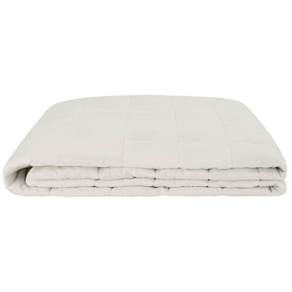 Coperta Ponderata Bianco 122 x 183 cm 9 kg 100% Cotone 205T | homemem39