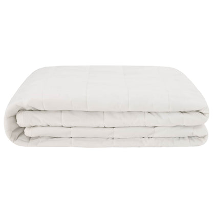 Coperta Ponderata Bianco 122 x 183 cm 9 kg 100% Cotone 205T | homemem39