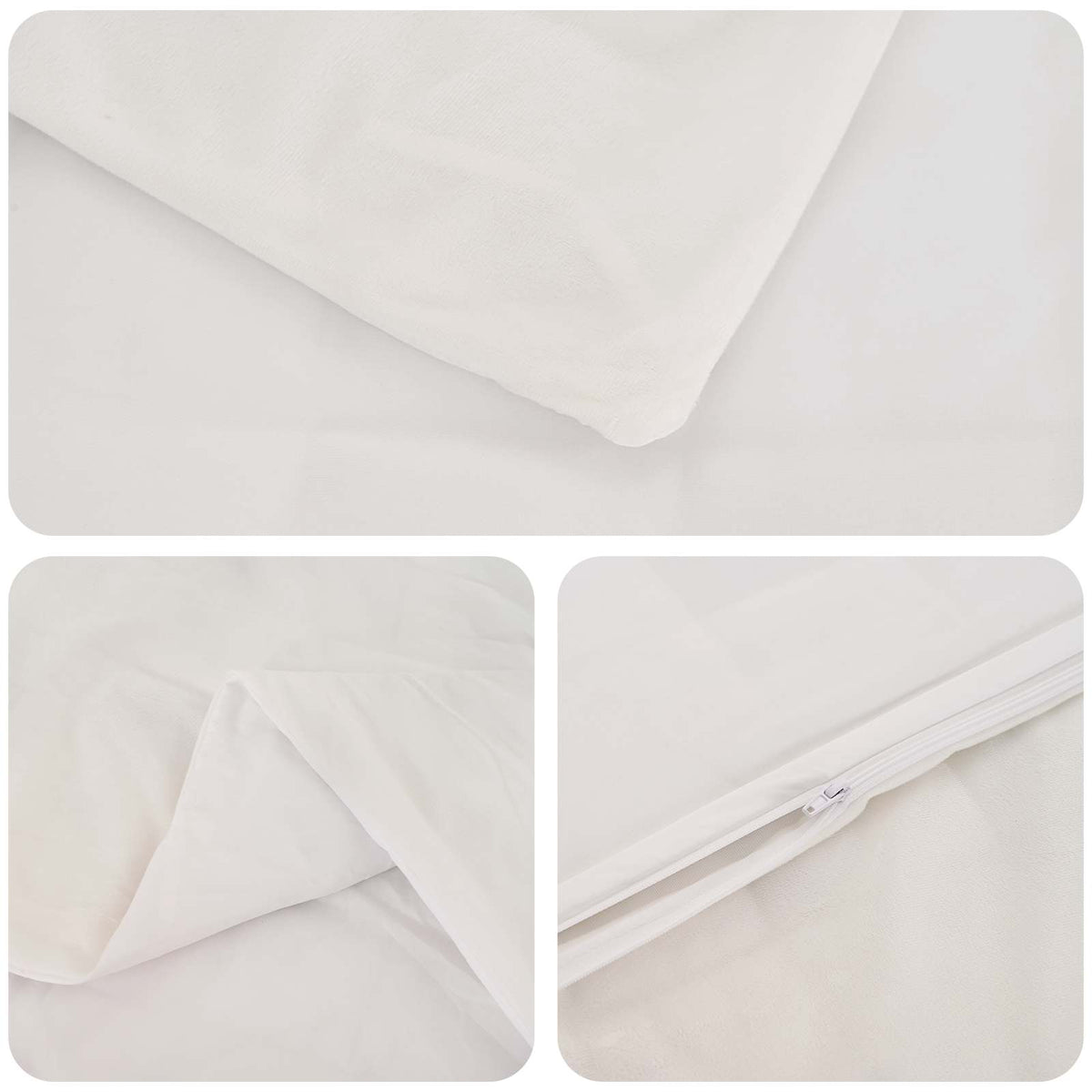 Coperta Ponderata Bianco 152 x 203 cm 7 kg 100% Cotone 205T | homemem39