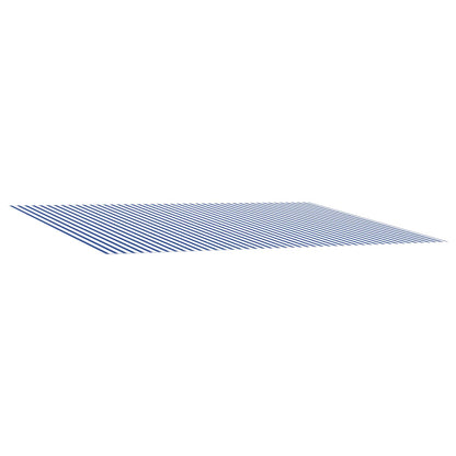 Telo di ricambio per tenda da sole Blu e Bianco 300 x 250 cm | homemem39