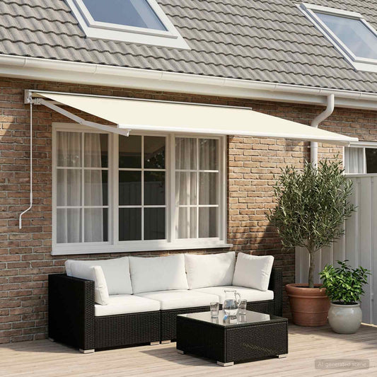Telo di ricambio per tenda da sole Crema 250 x 200 cm | homemem39