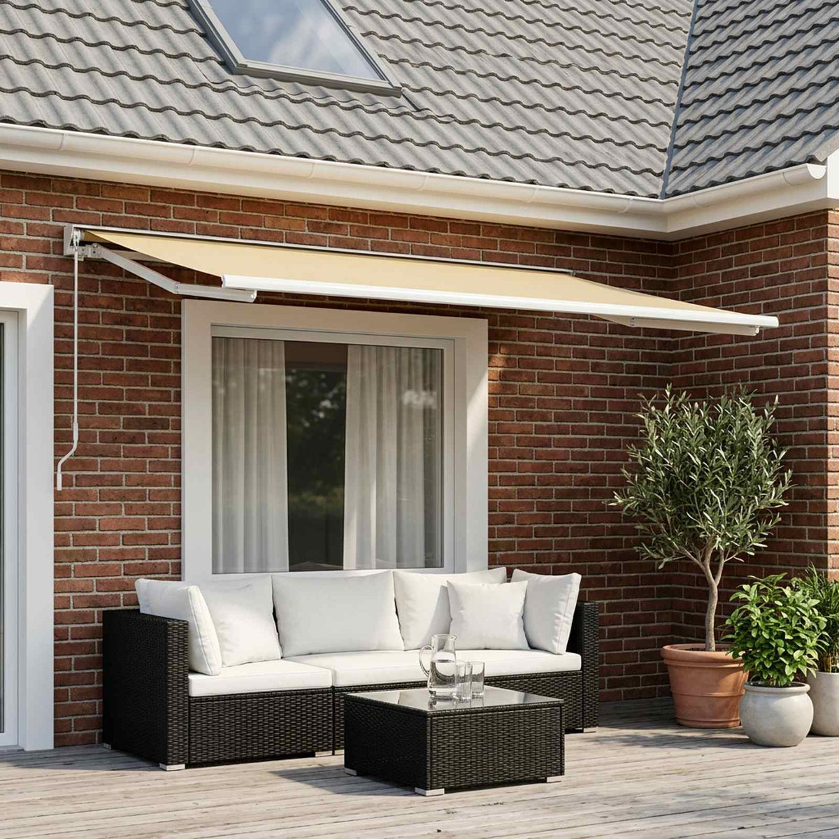 Telo di ricambio per tenda da sole 400 × 350 cm