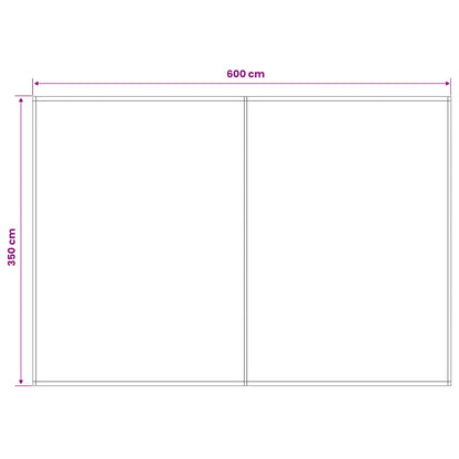 Telo di ricambio per tenda da sole Crema 600 × 350 cm