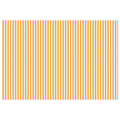 Telo di ricambio per tenda da sole Giallo e Bianco 300 x 200 cm