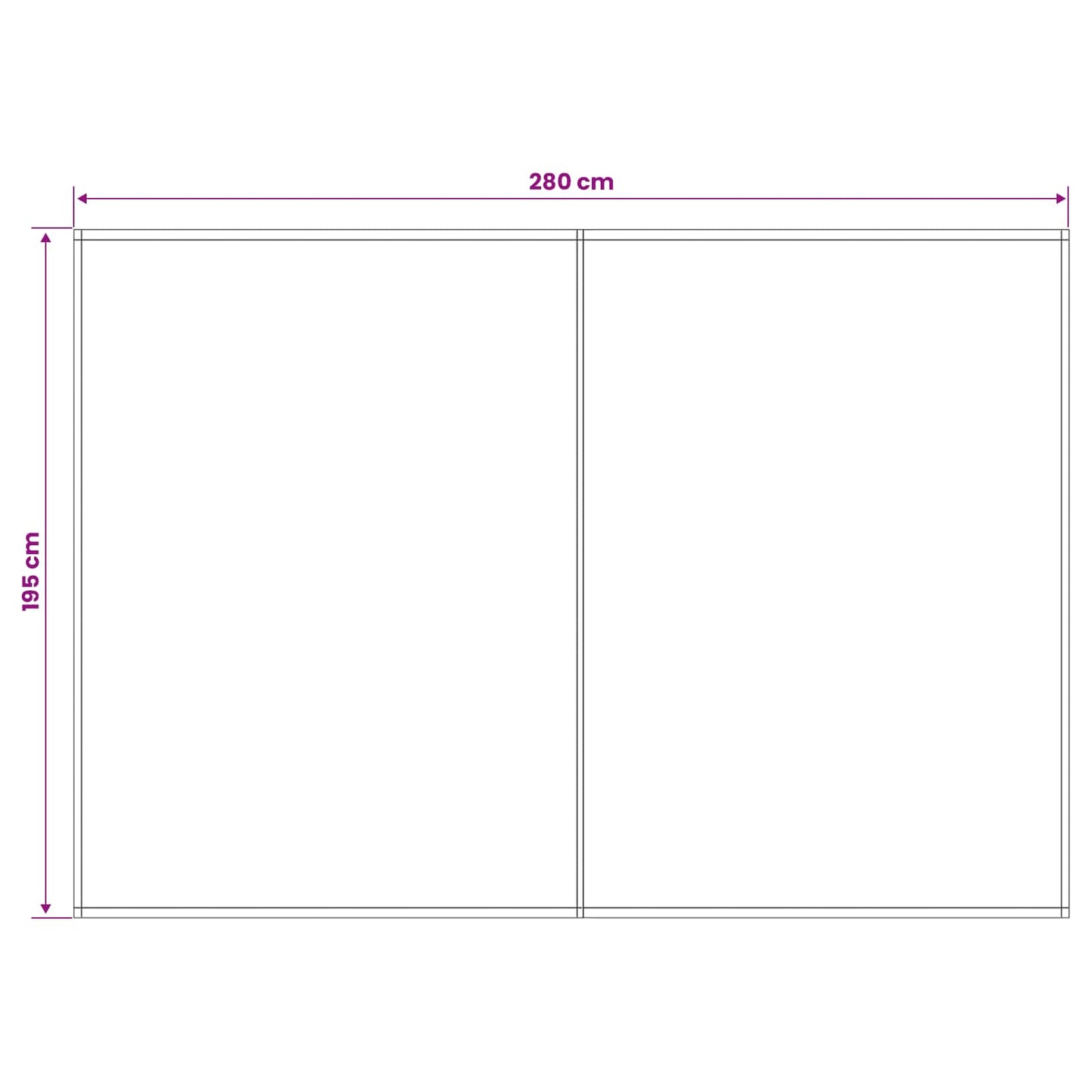 Telo di ricambio per tenda da sole Giallo e Bianco 300 x 200 cm | homemem39