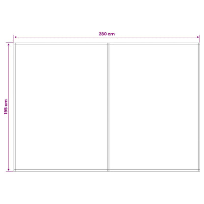 Telo di ricambio per tenda da sole Giallo e Bianco 300 x 200 cm | homemem39