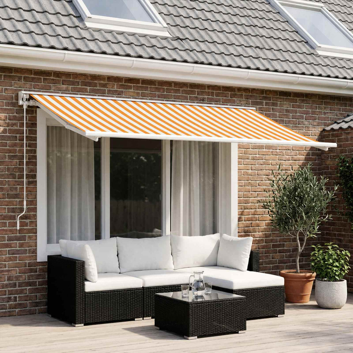 Telo di ricambio per tenda da sole e 600 × 300 cm