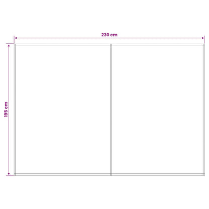 Telo di ricambio per tenda da sole Rosso Borgogna 250 x 200 cm | homemem39