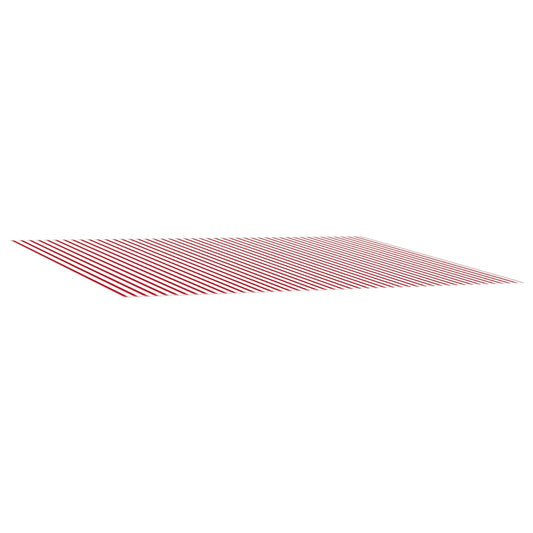 Telo di ricambio per tenda da sole Rosso e Bianco 350 x 250 cm