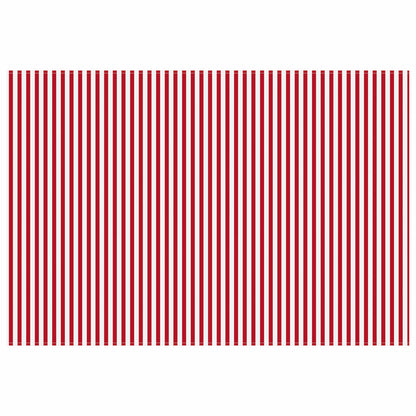 Telo di ricambio per tenda da sole Rosso e Bianco 450 × 350 cm | homemem39