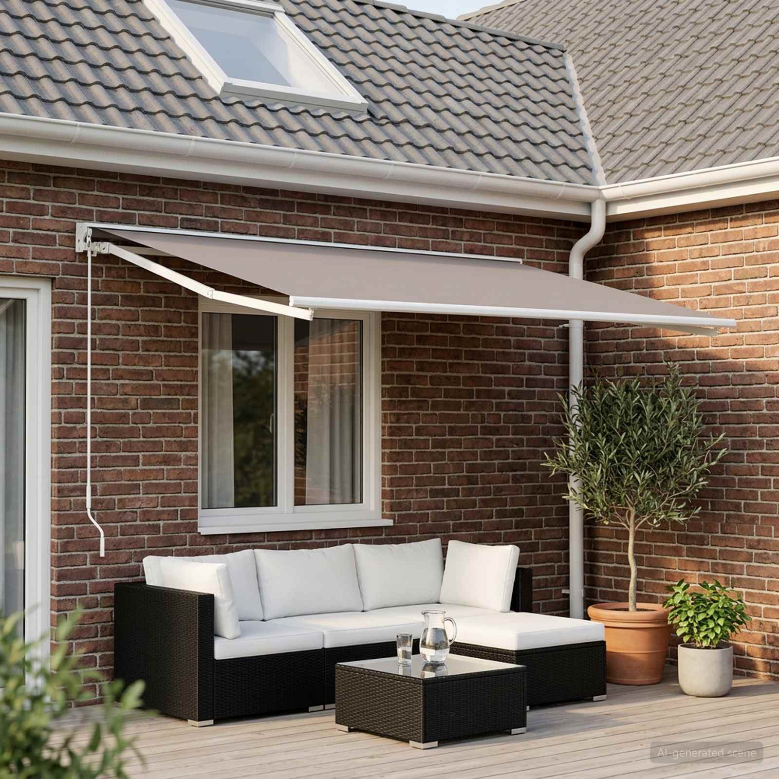 Telo di ricambio per tenda da sole Grigio Chiaro 600 × 350 cm | homemem39