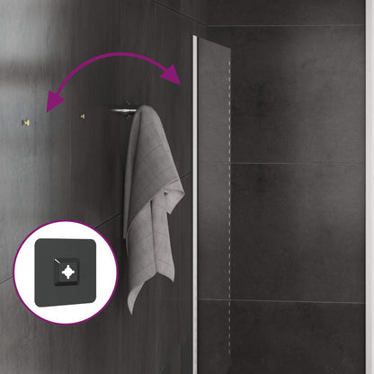 Specchio da bagno LED Trasparente 40 x 20 cm vetro temperato