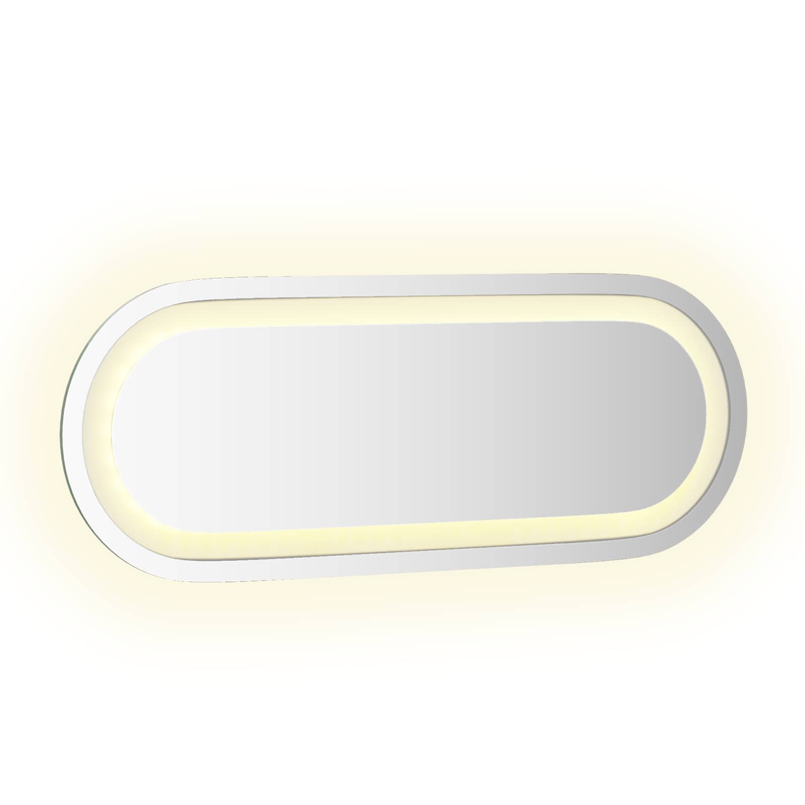 Specchio da bagno LED Trasparente 40 x 15 cm vetro temperato | homemem39