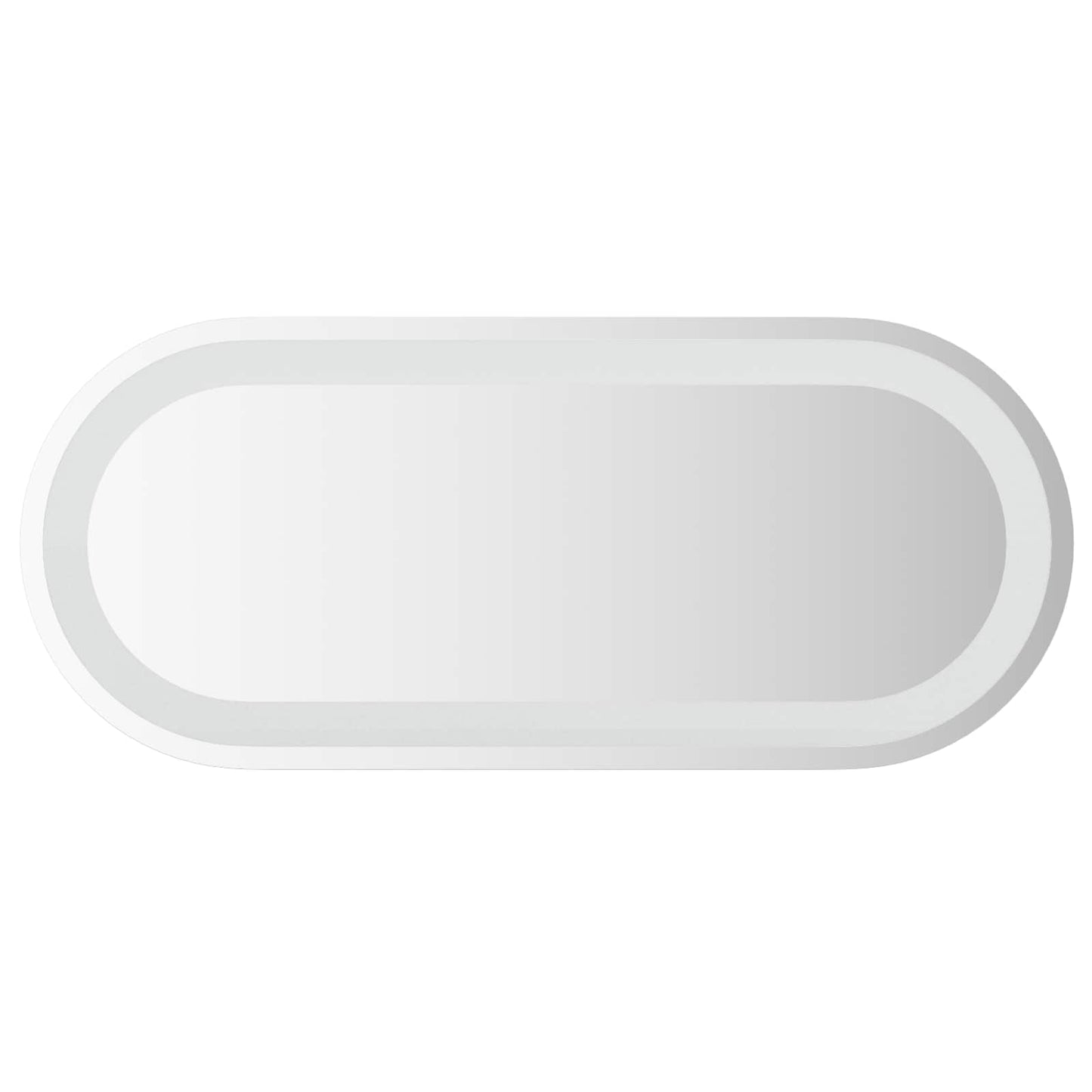 Specchio da bagno LED Trasparente 70 x 30 cm vetro temperato